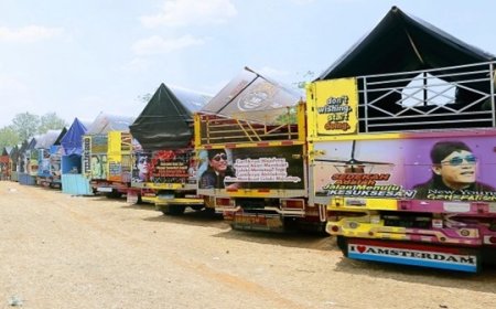 Komunitas Canter Mania Indonesia Community (CMIC) Pecahkan Rekor MURI dengan Lukisan Gus Miftah Terbanyak