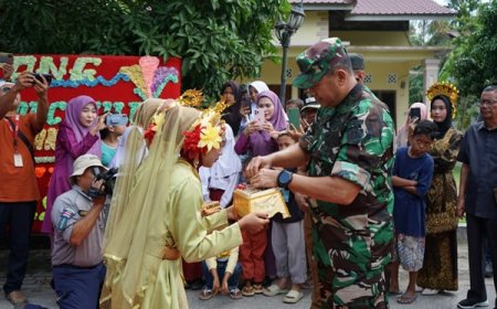 Tim Penilai Kasad Award 2023 Menilai Kampung Pancasila