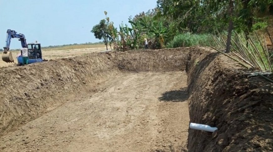 Kementerian Pertanian Bangun Embung Geomembran untuk Atasi Kekeringan di Tiga Kecamatan Kabupaten Tegal