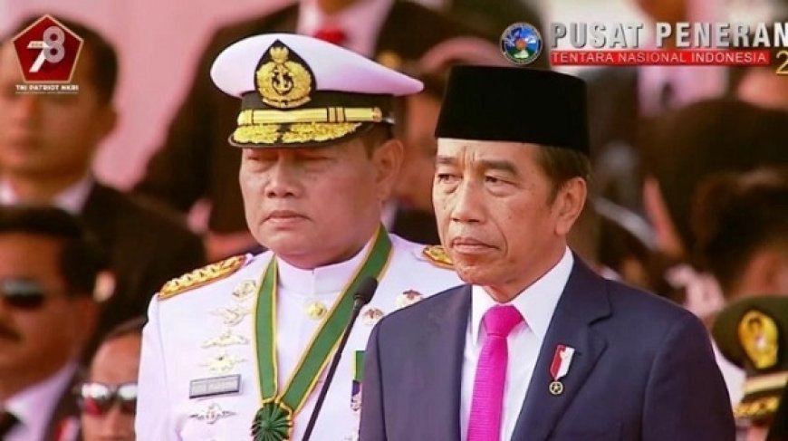 Jokowi Senang Kepercayaan Masyarakat Terhadap TNI Tetap Tinggi di HUT TNI ke-78