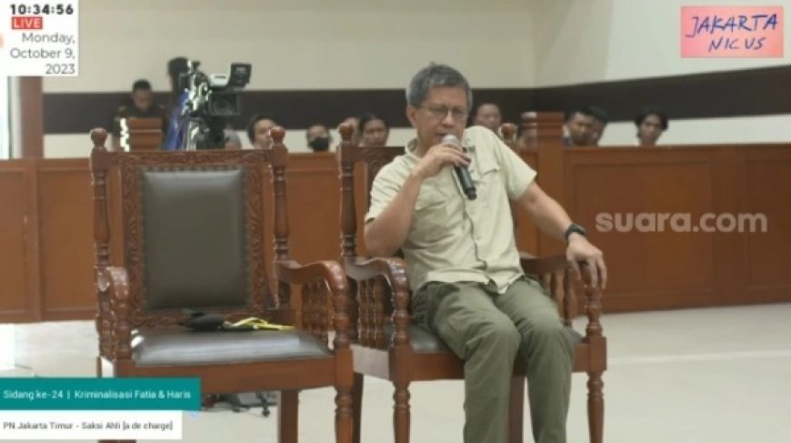 Rocky Gerung Bicara Pengalaman Mengajar dan Riset di Sidang Kasus Pencemaran Nama Baik Luhut Binsar Pandjaitan