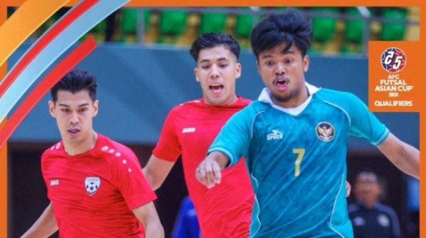 Timnas Indonesia Tahan Imbang Afghanistan 7-7,  Kualifikasi Piala Asia Futsal 2024