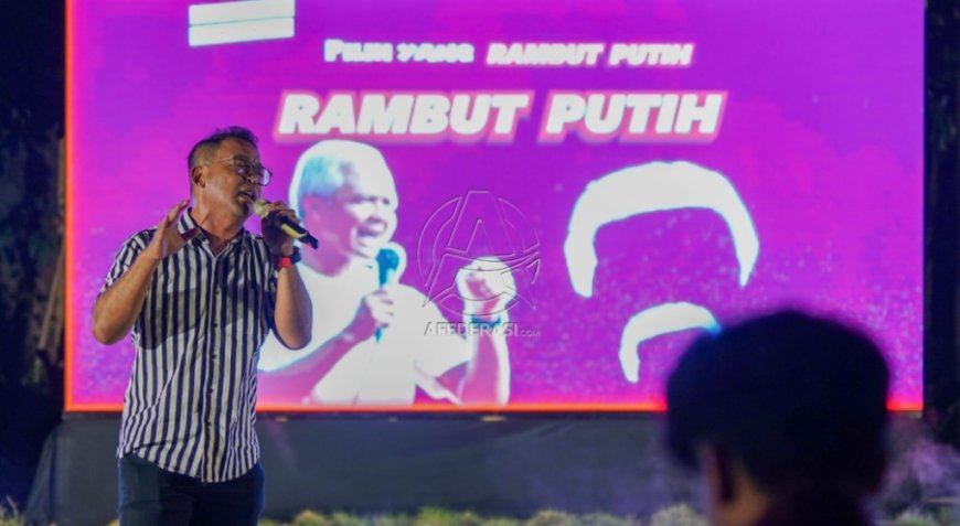 Dukung Capres Ganjar Pranowo Lewat Lagu Rambut Putih