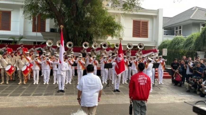 Prabowo Subianto Sambut Hangat Rombongan PSI dengan Lagu Mars PSI: Momen Kebersamaan Istimewa