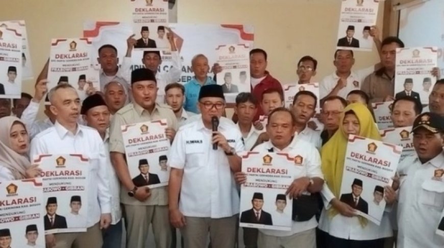 Partai Gerindra Dukung Gibran Rakabuming Raka sebagai Bacawapres Prabowo di Pilpres 2024