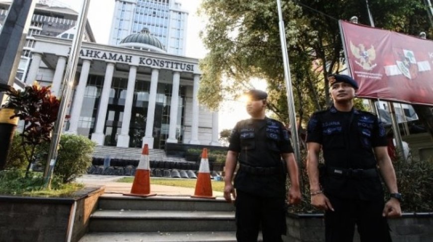 Ribuan Personel Gabungan Amankan Sidang Pembacaan Putusan Gugatan Batas di MK