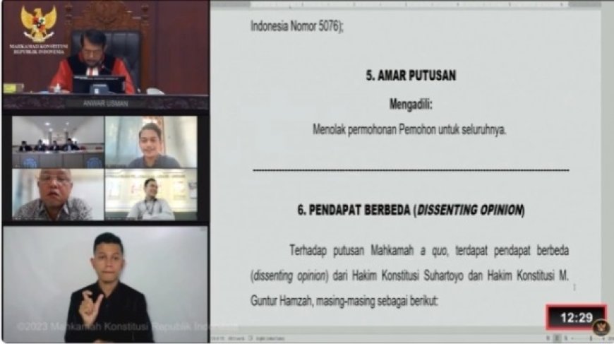 MK Menolak Permohonan Perubahan Batas Usia Capres dan Cawapres: Ranah Kewenangan DPR dan Presiden