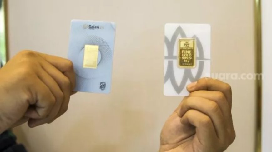 Harga Emas Antam Melonjak Tinggi: Capai Rp1,1 Juta per Gram