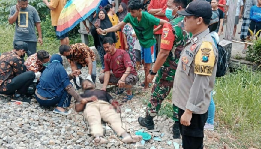 Tak Gubris Teriakan Warga, ODGJ Tersambar Kereta Api di Perlintasan KM 158 Tulungagung