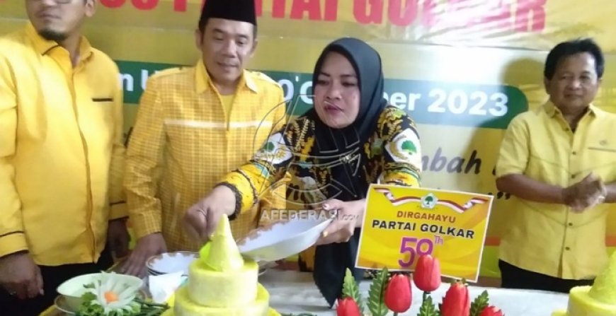 Sederhana Namun Hikmah, DPD Partai Golkar Trenggalek Rayakan HUT Ke-59 Partai Golkar