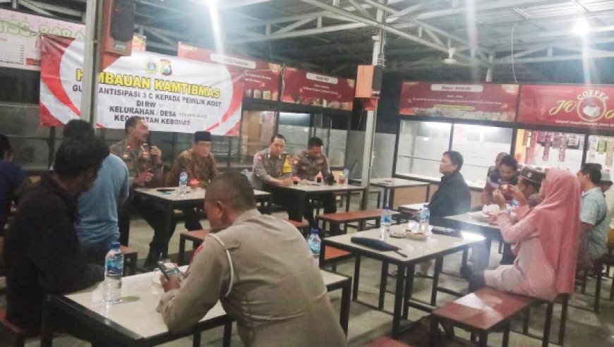Desa Sekarkurung Ngopi Bareng Tingkatkan Kamtibmas di Tahun Politik