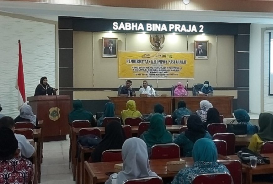 Akselerasi Penurunan Stunting, Pemkab Bondowoso Berdayakan Puluhan Pokmas Lewat Pengembangan Dashat