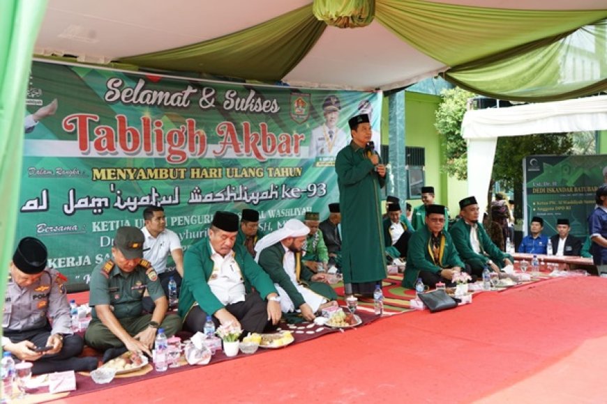 Wabup Asahan Hadiri Tabliqh Akbar Al-Jami'yatul Wasliyah