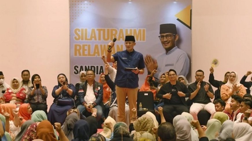 Sandiaga Uno Memimpin Silaturahmi Relawan: Komitmen Mendukung Ganjar Pranowo - Mahfud MD