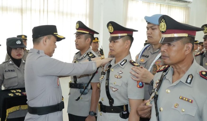 Polres Gresik Rotasi Sejumlah PJU