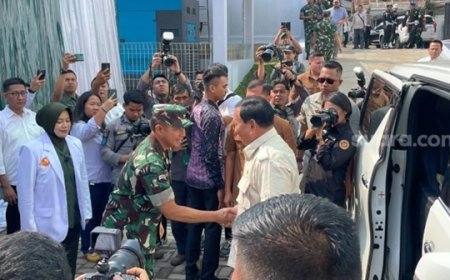 Menteri Pertahanan Prabowo Subianto Resmikan Rumah Sakit Tingkat III Salak dr. H. Sadjiman, Bogor