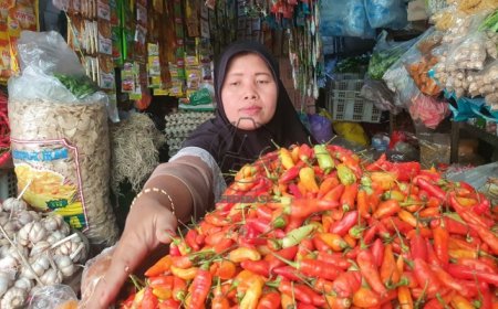 Harga Cabai Rawit di Pasar Ngemplak Tulungagung Meroket hingga Rp 70 Ribu per Kilogram