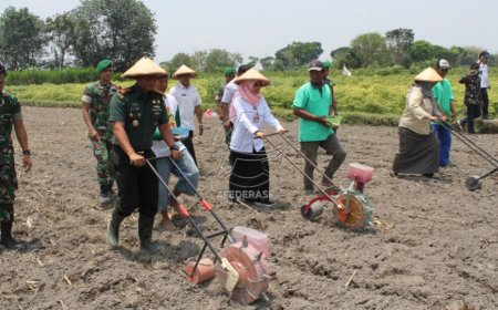 Bersama Dandim 0809 Kediri, Pemkab Bersinergi Wujudkan Ketahanan Pangan Nasional yang Kokoh