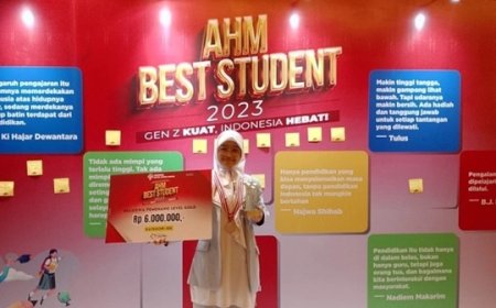 Rafila Anindya Ahmad dari MAN 4 Jakarta Raih Gelar Juara AHM Best Student 2023 dengan Ide Inovatif