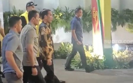 Jokowi Sapa Prabowo sebagai Calon Presiden dalam HUT ke-59 Partai Golkar