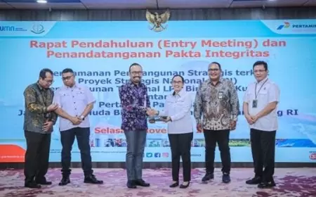 Pertamina Patra Niaga Menandatangani Pakta Integritas dengan Kejaksaan Agung untuk Proyek Terminal LPG di Bima dan Kupang
