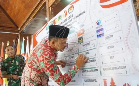 Ketua DPRD Tulungagung Menyambut Positif Ikrar Tekad Pemilu Damai 2024