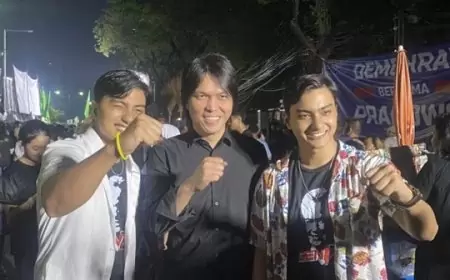 Nomor Urut 3, Ganjar Pranowo-Mahfud MD Dapat Dukungan Meriah dari Pendukung: Once Mekel dan Para Relawan Berteriak Kegirangan