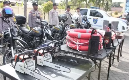 Polres Situbondo Gelar Apel Kesiapsiagaan Hadapi Cuaca Ekstrem