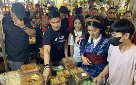 Kaesang Pangarep Berkeliling Kalbar, Momen Lucu di Pasar Flamboyan Pontianak