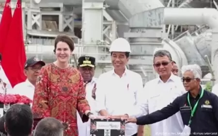 Proyek Tangguh Train 3 Resmi Diresmikan oleh Presiden Jokowi di Papua Barat