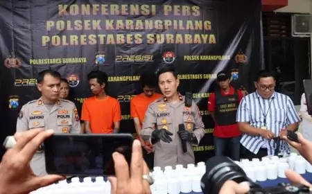 Ribuan Butir Pil Koplo Terungkap, Polsek Karangpilang Amankan Dua Kurir