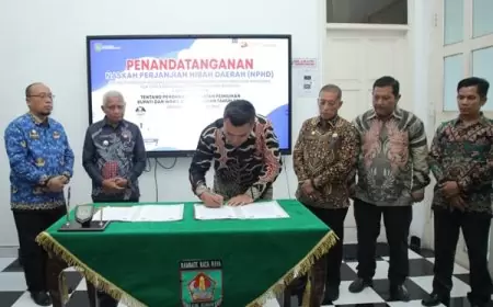 Pemkab dan KPU Asahan Teken NPHD Pemilu 2024