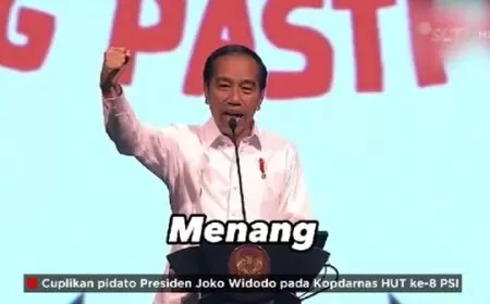 Jokowi Menjadi Bintang Iklan PSI, Meneriakkan Semangat 'Menang Pasti Menang!'