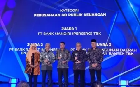 Bank Mandiri Raih Juara 1 Go Publik Keuangan pada ARA 2022, Konsistensi GCG dan Pertumbuhan Positif Aset