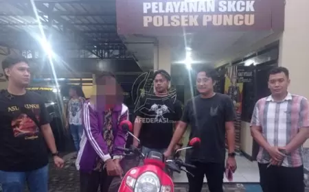 Maling Berbaju Batik Gagal Curi Motor Usai Kepergok Warga