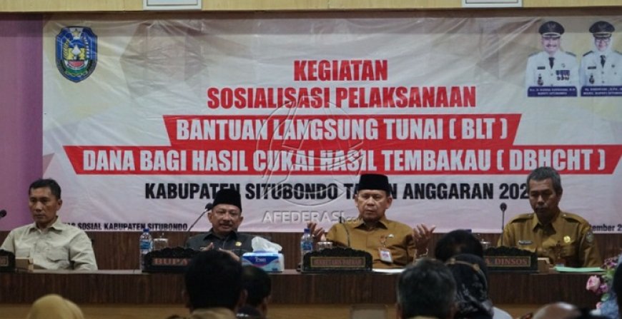 Pemkab Situbondo Bakal Salurkan BLT DBHCHT