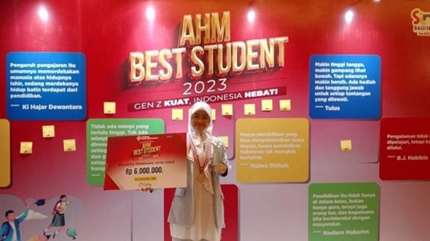 Rafila Anindya Ahmad dari MAN 4 Jakarta Raih Gelar Juara AHM Best Student 2023 dengan Ide Inovatif