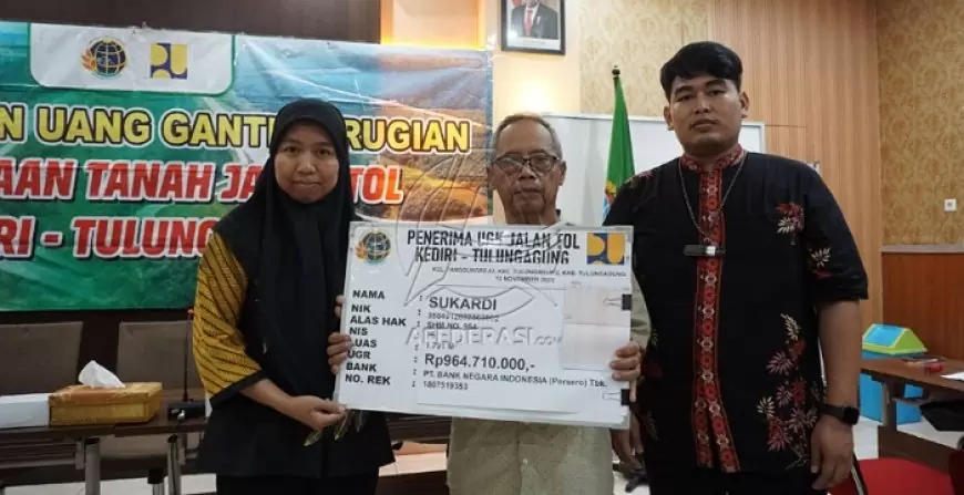 Proyek Tol Kediri-Tulungagung: 42 Bidang Tanah di Kelurahan Panggungrejo Telah Dibebaskan
