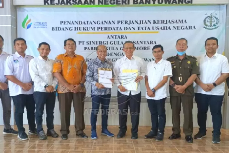 PG Glenmore dan Kejari Banyuwangi Jalin Sinergi Bidang Hukum Perdata dan Tata Usaha Negara