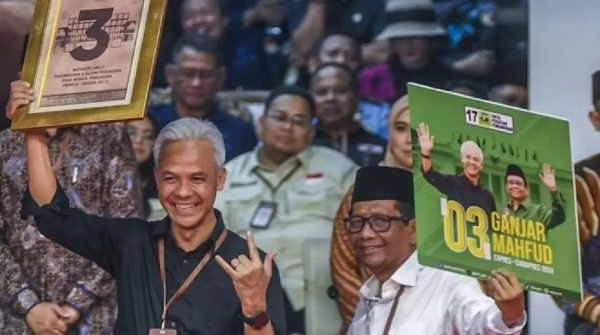 Mahfud MD Sampaikan Dukungan untuk Palestina dengan Pantun di Pengundian Nomor Urut Pemilu 2024