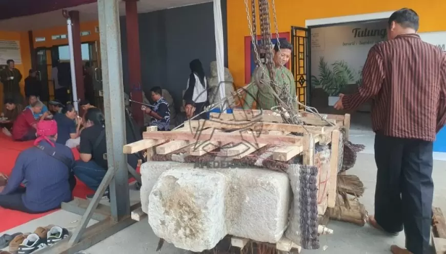 Pj Bupati Tulungagung Heru Suseno inginkan Prasasti Lawadan di Tempatkan di Pendopo, Mudah diakses dan dipelajari Masyarakat