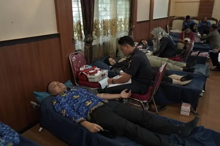 DPK Korpri Asahan Gelar Donor Darah
