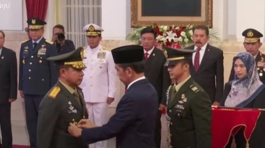 Panglima TNI Baru, Jenderal Agus Subiyanto, Resmi Dilantik oleh Presiden Jokowi