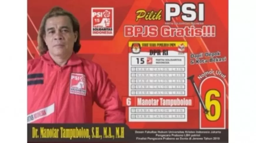 Hakim Ad Hoc Calon Legislatif PSI, Manotar Tampubolon, Diusir saat Fit and Proper Test Komisi III DPR