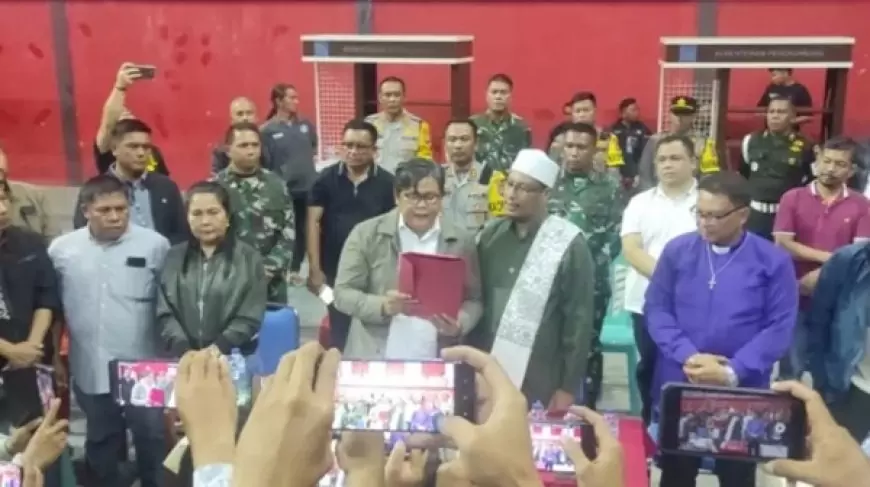 Bentrokan Hebat di Bitung: Mediasi Damai Setelah Kekerasan Antar Massa Pro Palestina dan Ormas