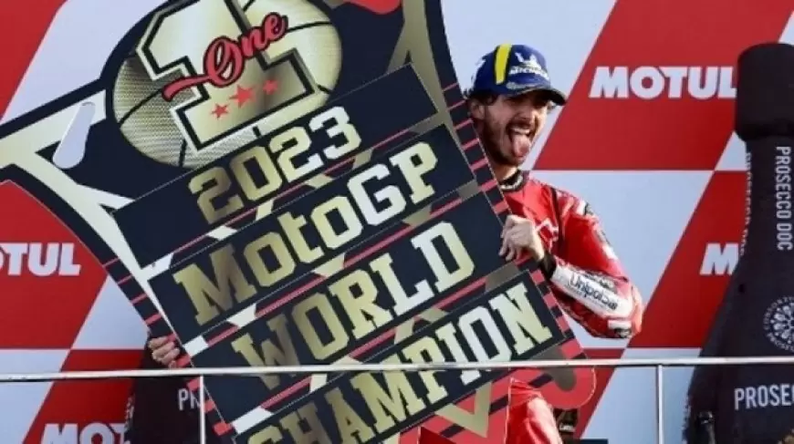 Francesco Bagnaia Raih Gelar Juara Dunia MotoGP untuk Kedua Kalinya, Ducati Puncaki Dominasi