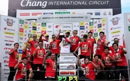 AHRT Dominasi Podium: Rheza Danica Ahrens Raih Gelar Juara ARRC 2023 AP250 untuk Kedua Kalinya