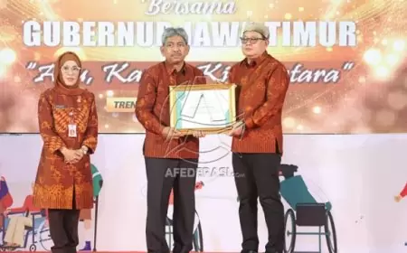 Trenggalek Raih Penghargaan Kabupaten Inklusi 2023 dari Gubernur Jawa Timur