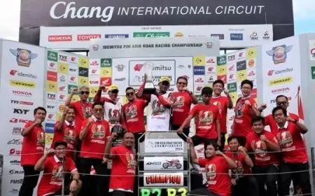 Pembalap Astra Honda Racing Team Raih Gelar Juara ARRC 2023 dengan CBR250RR