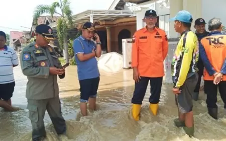 Curah Hujan Tinggi, Kali Lamong Meluap Rendam Ratusan Rumah di 6 Desa